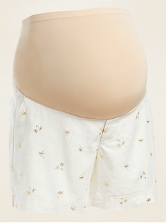 old navy maternity jean shorts