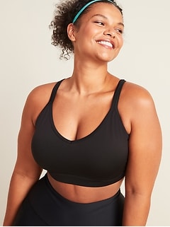 longline sports bra plus size