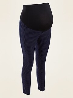 navy blue maternity work pants