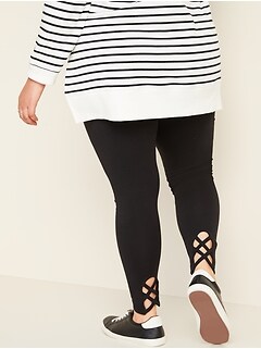 old navy plus size capri leggings