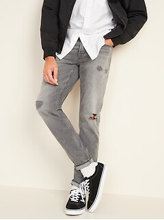 old navy tapered jeans
