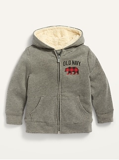 old navy grid fleece hoodie