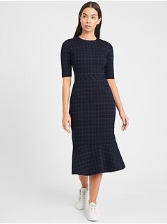 navy sheath dress petite