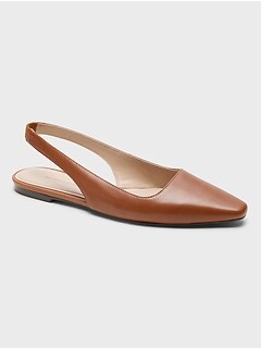 banana republic black flats