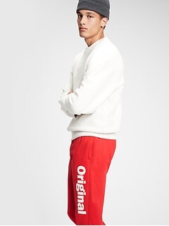 red gap sweatpants