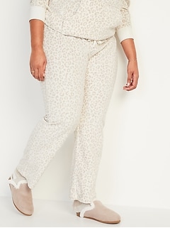 women's plus size fleece pajama pants