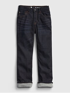 boys lined jeans