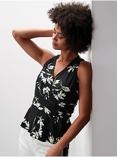 banana republic sheer blouse