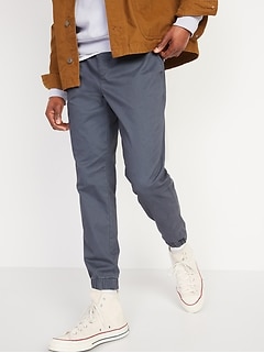 old navy khaki jogger pants