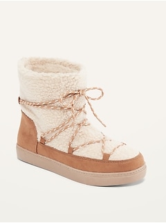 old navy lace up boots