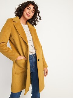old navy beige coat