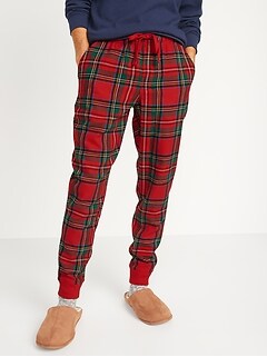 Oldnavy Matching Plaid Flannel Jogger Pajama Pants for Men