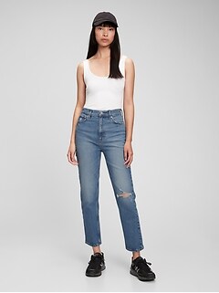 old navy cheeky straight jeans