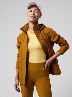 athleta trench coat