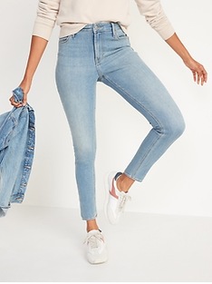 High-Waisted Dark-Wash Super Skinny Jeans are $10