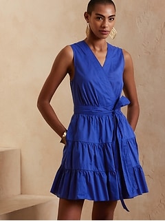 banana republic royal blue dress