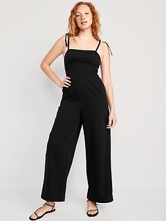 NEW Old Navy Short Sleeve Tie-Belt Navy Jumpsuit sizes XS,S,M,L,XL,XXL  (B314) – ASA College: Florida